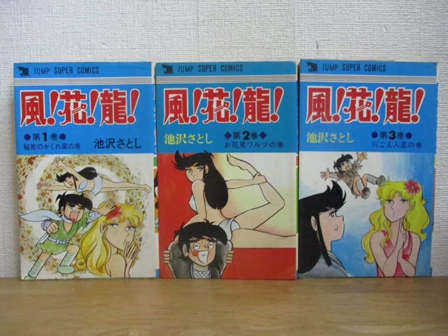 Amazon | 風！花！龍！○風花龍/全3巻/池沢さとし/全巻・完結